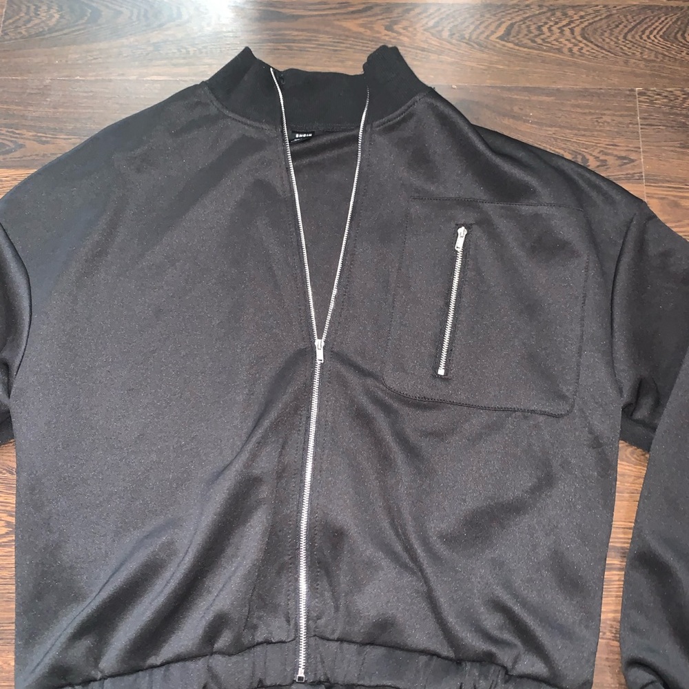 shein  black jacket size small